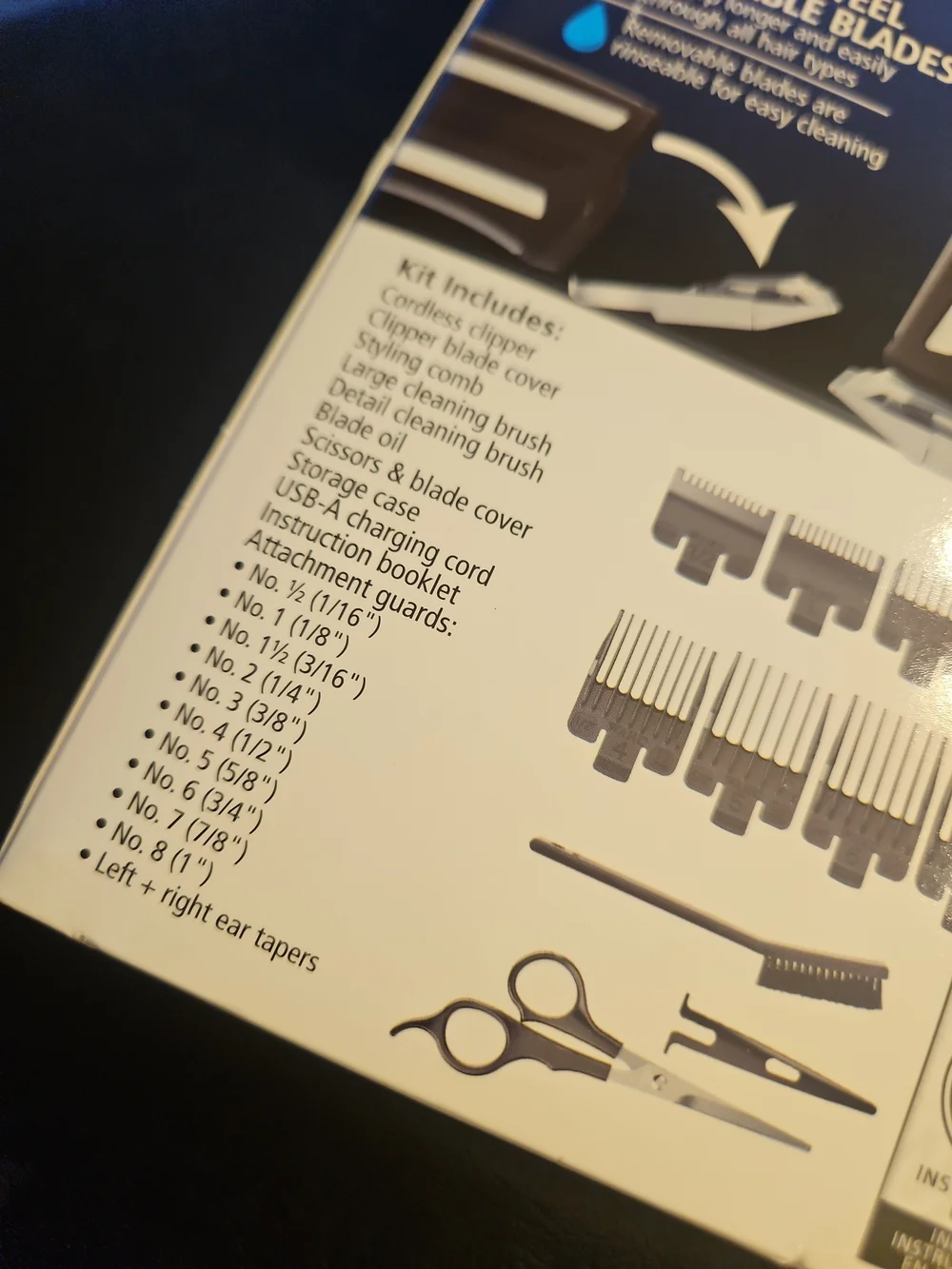 NEW! WAHL Self-Haircut PRO Cordless Clipper Kit 15 Degree Blade Angle